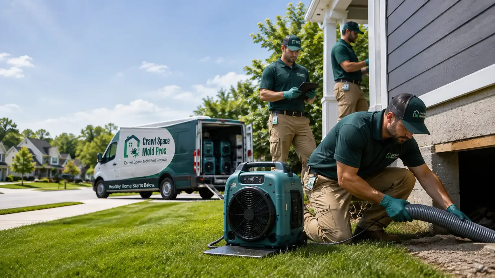 Crawl Space Mold Removal in Cleves, OH
